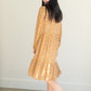 Mustard Floral Floaty Midi Dress Dresses Orange Creek/Tea N Rose