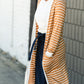 Mustard Long Striped Cardigan Layering Essentials
