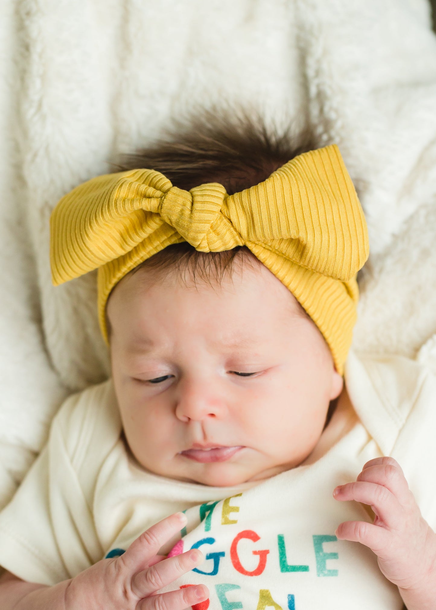 Mustard Ribbed Infant Headband - FINAL SALE Accessories