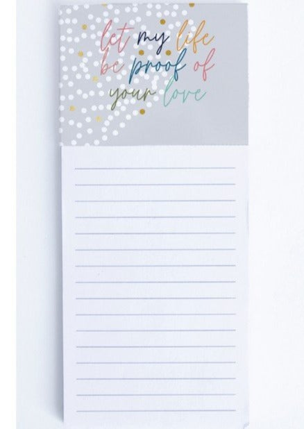 My Life Be Proof Magnetic Notepad Home & Lifestyle