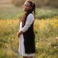 Natural Ribbed Tunic Midi Dress Dresses Grade & Gather