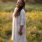 Natural Ribbed Tunic Midi Dress Dresses Grade & Gather