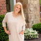 Natural Ribbed Tunic Midi Dress - FINAL SALE Dresses