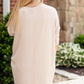 Natural Ribbed Tunic Midi Dress - FINAL SALE Dresses