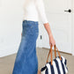 Navy and White Striped Satchel Accessories