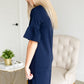 Navy Bell Sleeve Midi Dress - FINAL SALE Dresses