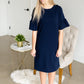 Navy Bell Sleeve Midi Dress - FINAL SALE Dresses