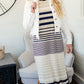 Navy Multi Stripe Maxi Dress Dresses