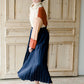 Navy Pleated High Waist Skirt - FINAL SALE Skirts