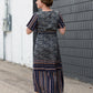 Navy Printed Maxi Dress - FINAL SALE Dresses