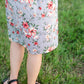 Navy Striped Floral Midi Dress - FINAL SALE Dresses