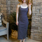 Navy Striped Knit Top and Dress Set - FINAL SALE Dresses