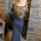 Navy Striped Knit Top and Dress Set - FINAL SALE Dresses