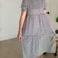 Navy Tiered Gingham Midi Dress -FINAL SALE Dresses