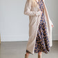 Navy V-Neck Floral Paisley Print Long Sleeve Dress Dresses Hayden
