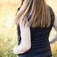 Navy Zip Up Padded Vest - FINAL SALE Tops