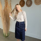 Neutral Button Detail Knit Top Tops Doe and Rae