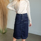 Neutral Button Detail Knit Top Tops Doe and Rae
