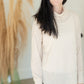 Neutral Cowl Neck Waffle Top Tops Orange Creek/Tea N Rose