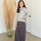 Neutral Cowl Neck Waffle Top Tops Orange Creek/Tea N Rose