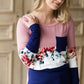 Neutral Floral Color Block Top - FINAL SALE Tops