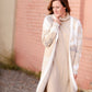 Neutral Toned Print Long Open Front Cardigan Tops RD Style International