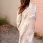 Neutral Toned Print Long Open Front Cardigan Tops RD Style International