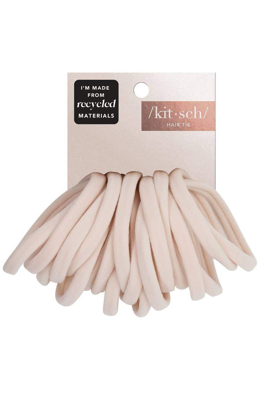 Nylon Elastic Hair Ties - 20 Pack Accessories Kitsch Pink