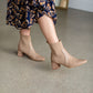 Oasis Society Geraldine Sock Bootie - Taupe Shoes Oasis