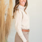 Oatmeal Bubble Long Sleeve Sweater Tops Polagram