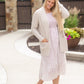Oatmeal Waffle Knit Classic Cardigan Tops