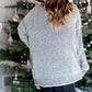 Off White Plaid Open Front Cardigan - FINAL SALE Tops Mazik