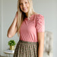 Olive + Blush Floral Tiered Midi Skirt - FINAL SALE Skirts