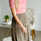 Olive + Blush Floral Tiered Midi Skirt - FINAL SALE Skirts
