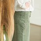 Olive Button Front Midi Denim Skirt - FINAL SALE Skirts