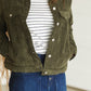Olive Corduroy Fleece Lined Jacket - FINAL SALE Tops
