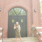 Olive Corduroy Overall Midi Dress Dresses Tea N Rose