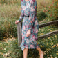 Olive Floral Printed Smocked Midi Dress - FINAL SALE Dresses