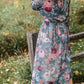 Olive Floral Printed Smocked Midi Dress - FINAL SALE Dresses