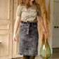 Olive Good Tidings Graphic Tee Tops Amy Anne Apparel Inc