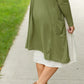Olive Lightweight Open Ribbed Cardigan - FINAL SALE Layering Essentials