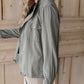 Olive Lightweight Tencel Utility Jacket Shirt Be Cool