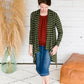 Olive Striped Drape Cardigan - FINAL SALE Layering Essentials
