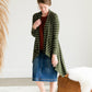 Olive Striped Drape Cardigan - FINAL SALE Layering Essentials