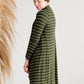 Olive Striped Drape Cardigan - FINAL SALE Layering Essentials