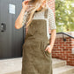 Olive + White Striped 3/4 Sleeve Top Tops Tea & Rose
