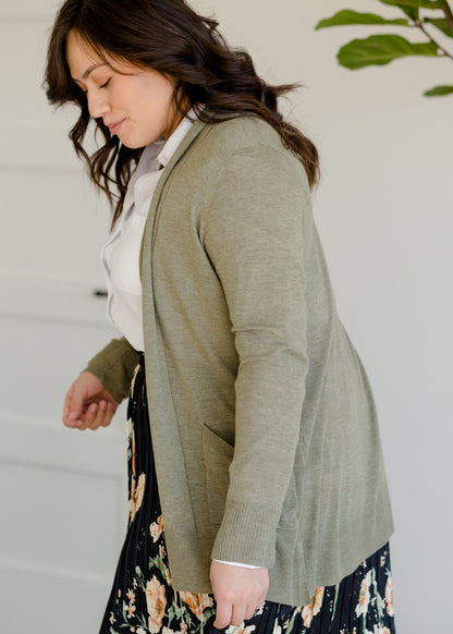 Open Front Light Weight Cardigan - FINAL SALE Layering Essentials