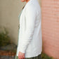 Open Front Long Sleeve Knit Sweater Pocket Cardigan Tops Tea N Rose White / S