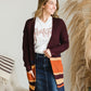 Open Front Long Striped Cardigan Layering Essentials