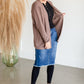 Open Front Loose Knit Long Sleeve Cardigan Tops Staccato